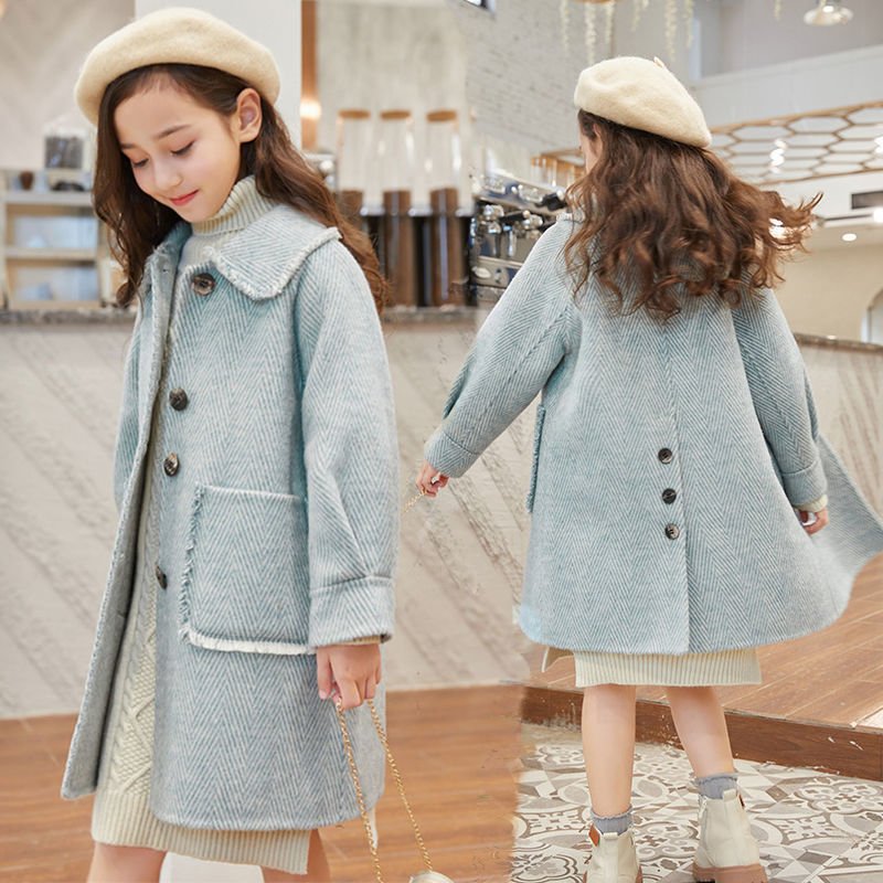 Girls long outlet coat